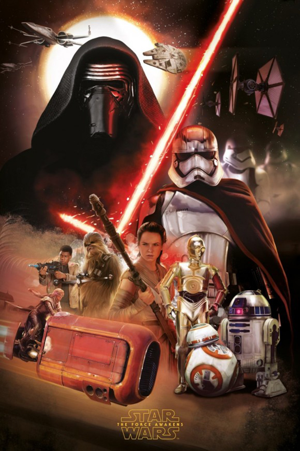 "Star Wars: The Force Awakens" Promo Art (Plus Opening Crawl Video