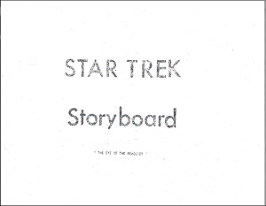 Star Trek Eye of Beholder Storyboards Cover