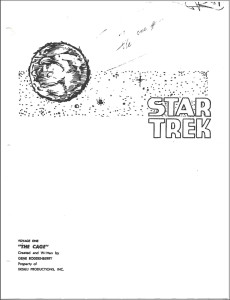 Star Trek the Cage Roddenberry Copy Cover