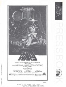 Star Wars Pressbook Cover