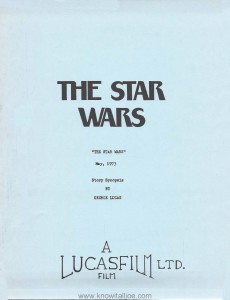 The Star Wars Treatment Cover