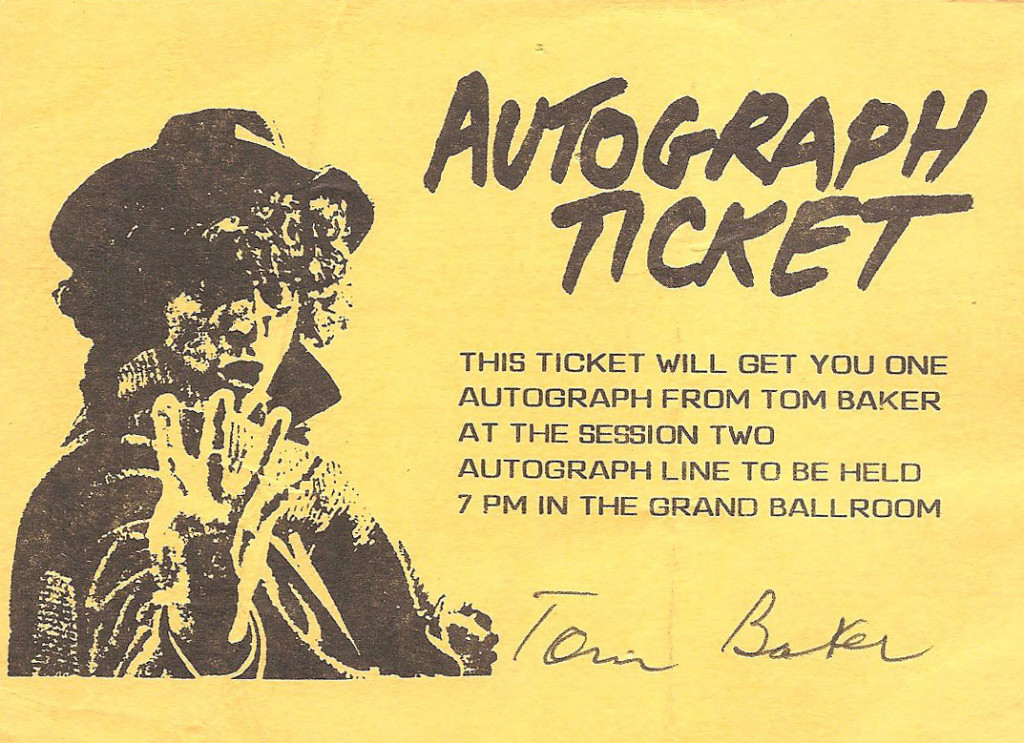 Tom Baker Autograph