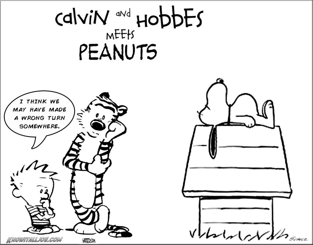 Calvin and Hobbes Meets Peanuts