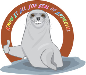 Know It All Joe Seal of Approval Pic