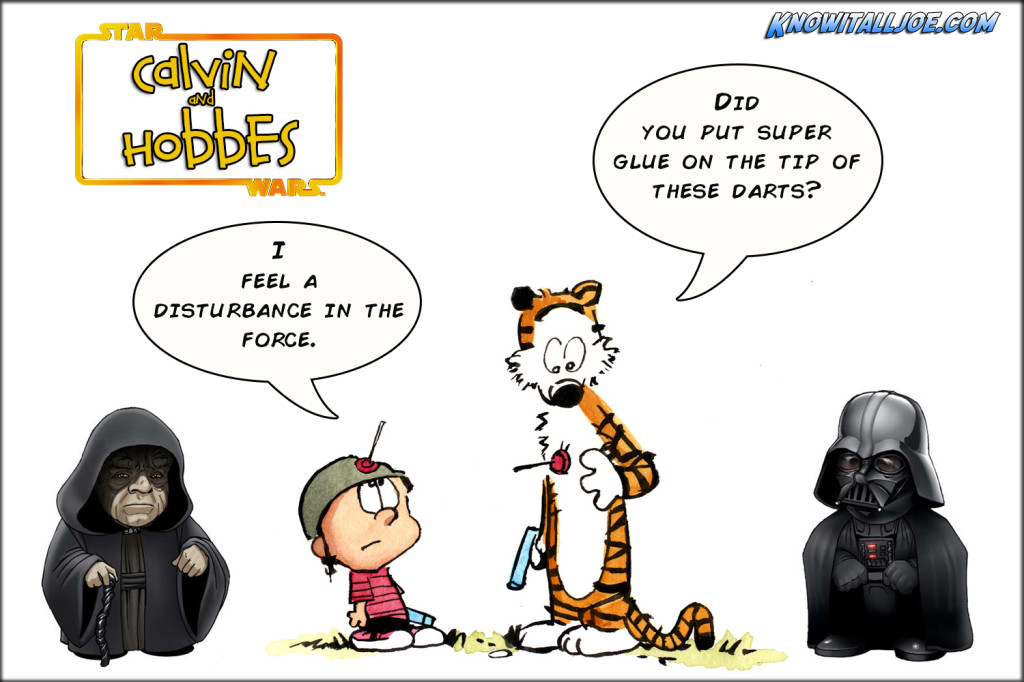 Star Wars Calvin and Hobbes with border