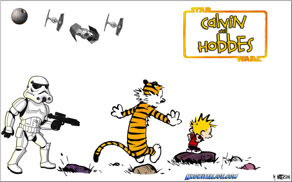 Star Wars Calvin and Hobbes with border1