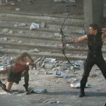 Hawkeye and Scarlet Witch - Avengers: Age of Ultron Pic
