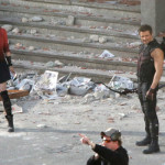 Avengers: Age of Ultron Pic - Scarlett Witch and Hawkeye