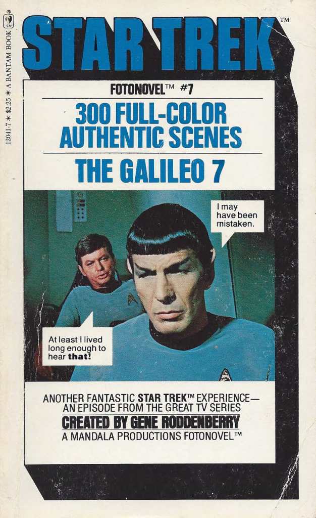 Star Trek Fotonovel Cover