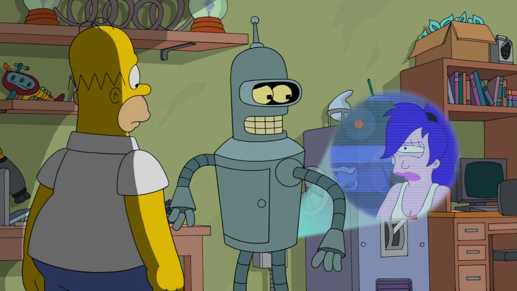 Simpsons Futurama Crossover Pic 15