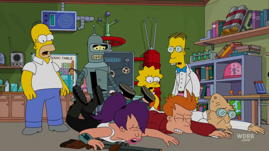 Simpsons Futurama Crossover Pic 21