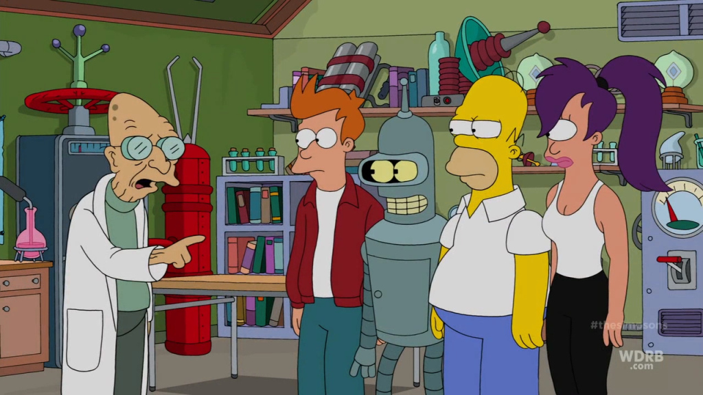 Simpsons Futurama Crossover Pic 23