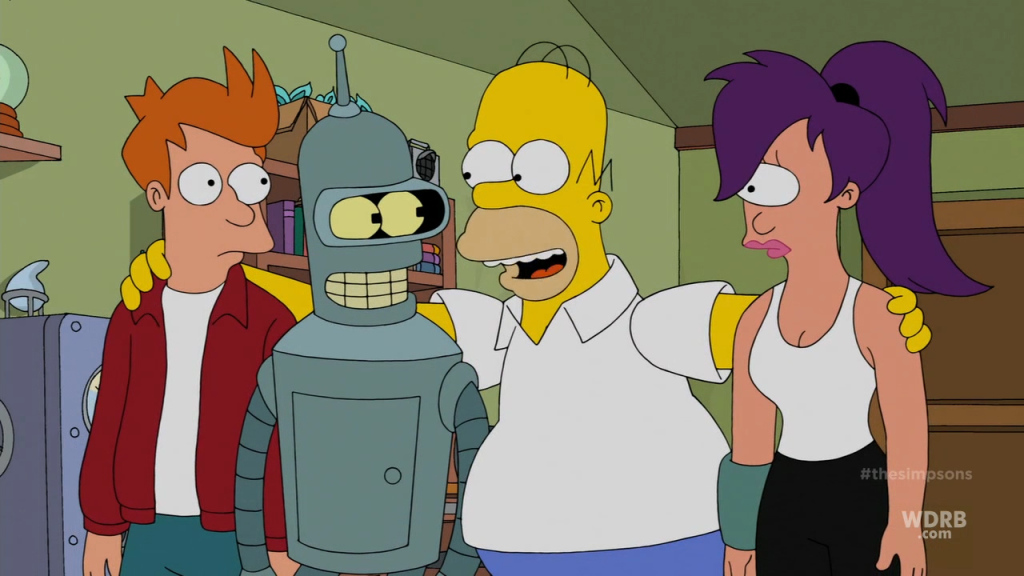 Simpsons Futurama Crossover Pic 24