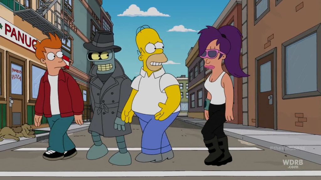 Simpsons Futurama Crossover Pic 25