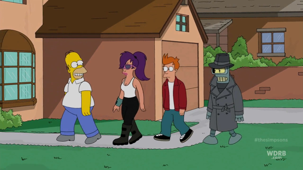 Simpsons Futurama Crossover Pic 27