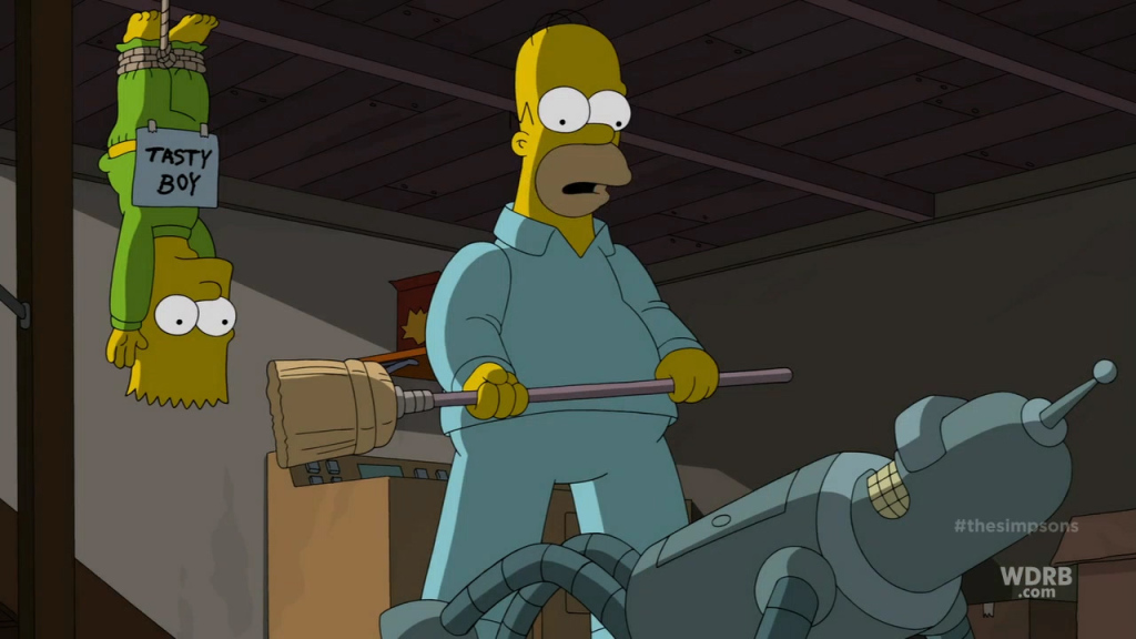 Simpsons Futurama Crossover Pic 3