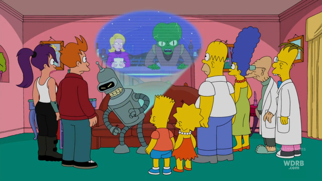 Simpsons Futurama Crossover Pic 34