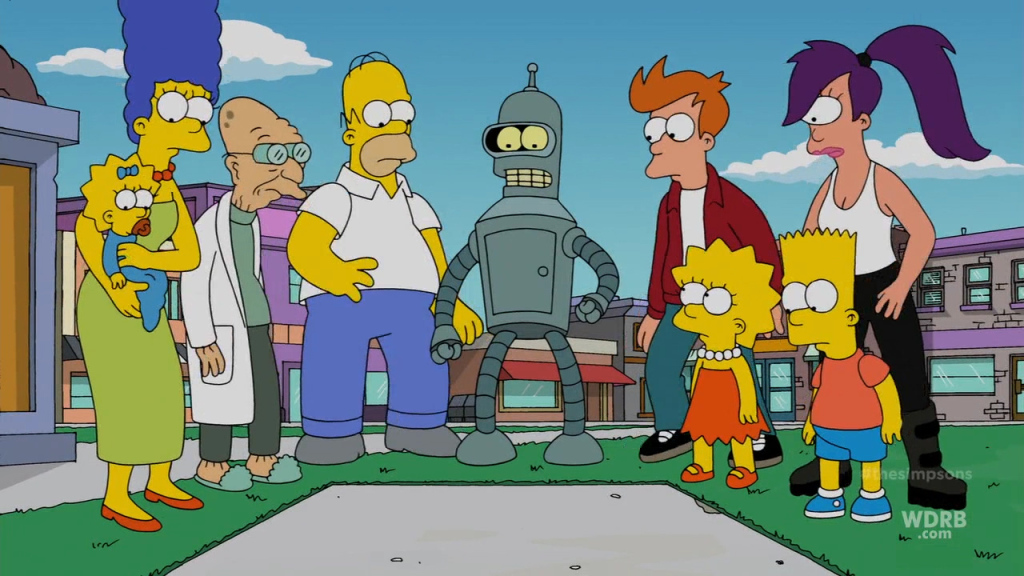 Simpsons Futurama Crossover Pic 37