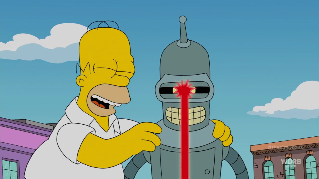 Simpsons Futurama Crossover Pic 38