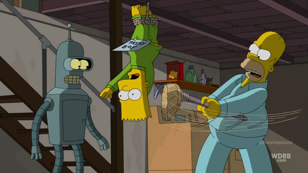 Simpsons Futurama Crossover Pic 4