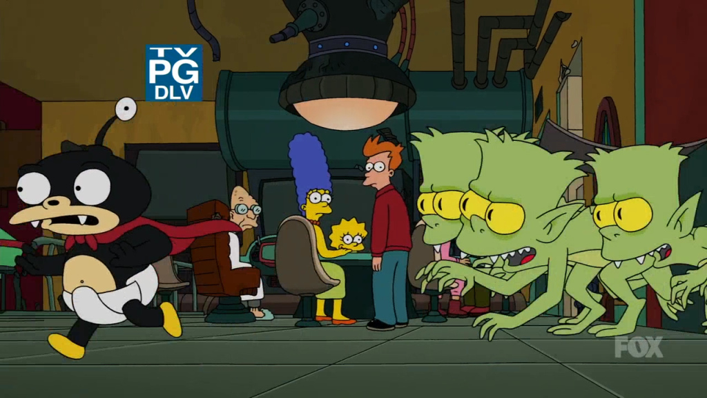 Simpsons Futurama Crossover Pic 44