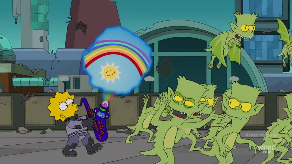 Simpsons Futurama Crossover Pic 57