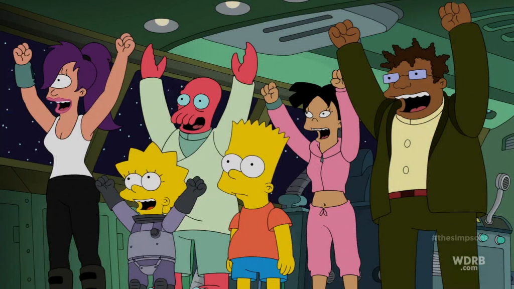 Simpsons Futurama Crossover Pic 60