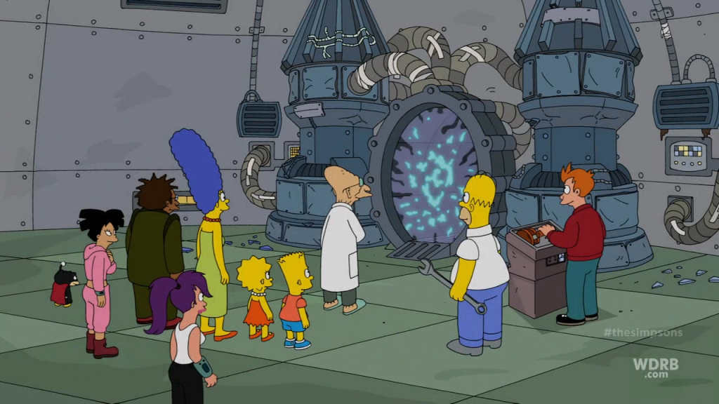 Simpsons Futurama Crossover Pic 61