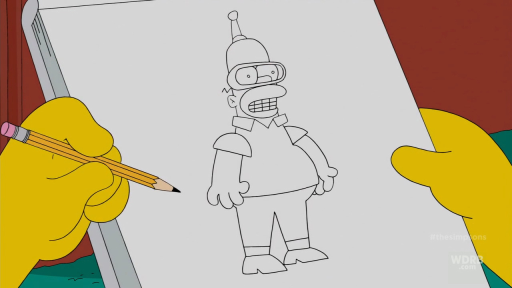 Simpsons Futurama Crossover Pic 9