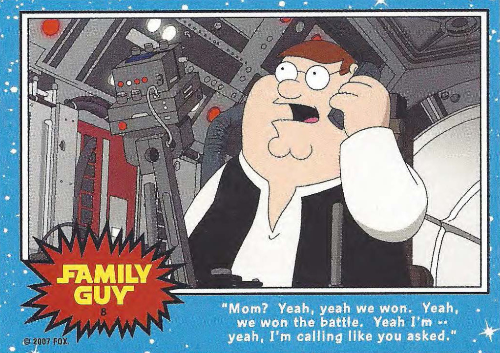 Family Guy Star Wars Card 8