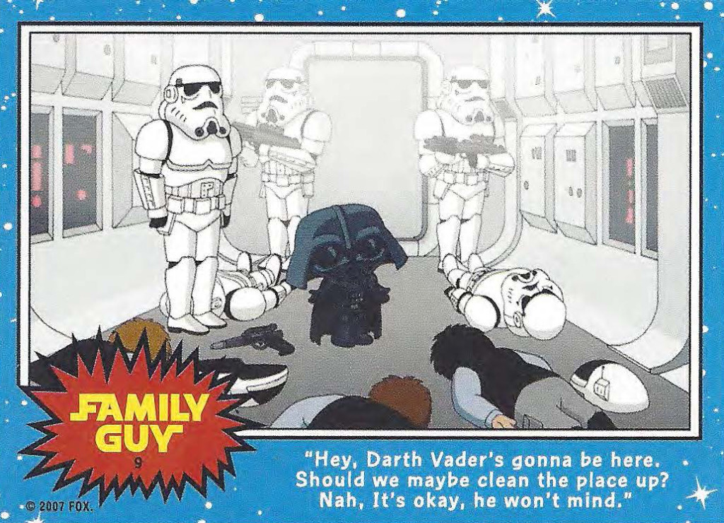 Family Guy Star Wars Card 9