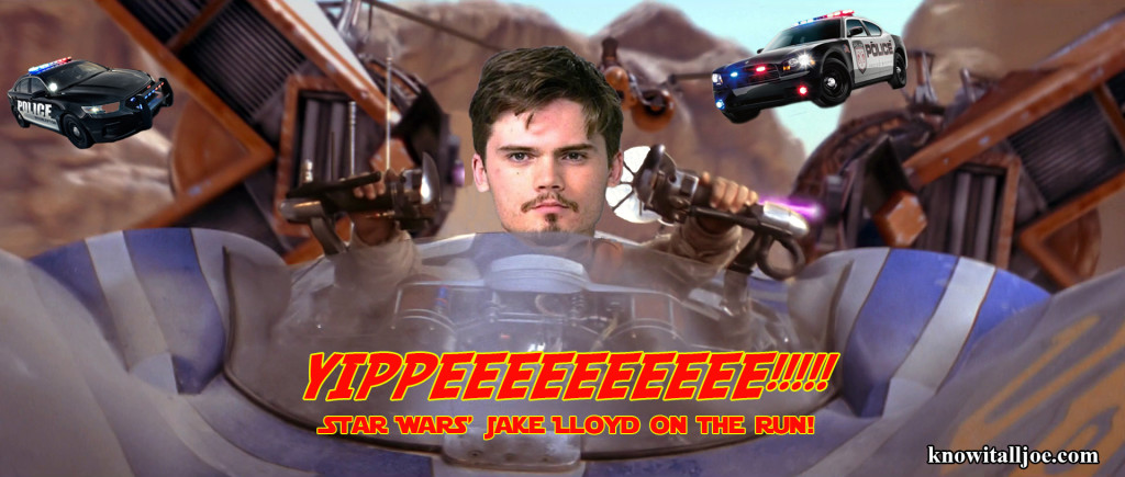 Jake Lloyd on the run