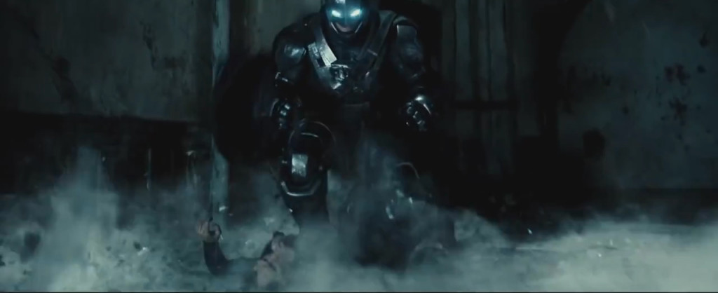 Batman Stomping Superman in Batman v Superman