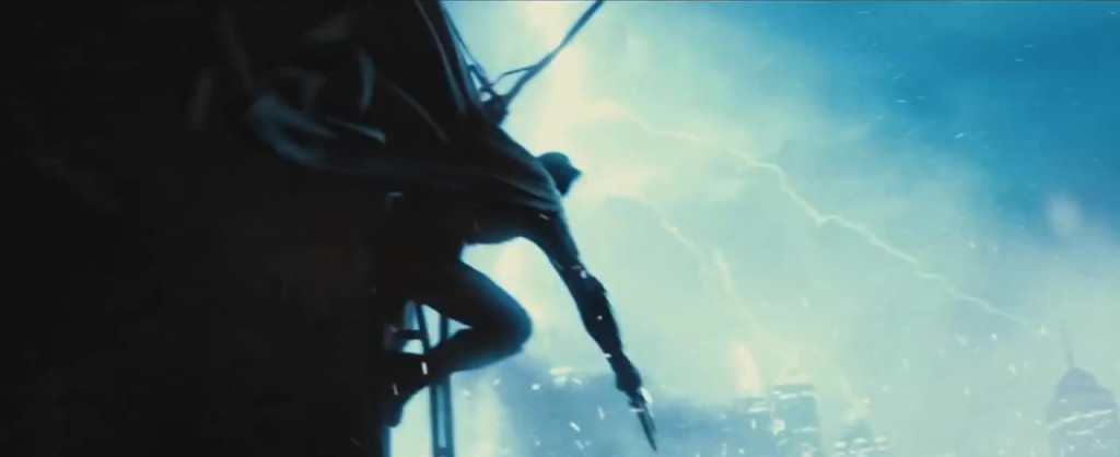 Batman in Action in Batman v Superman