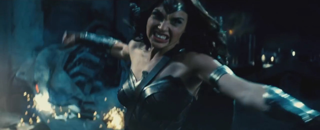 Wonder Woman Kicking Butt from Batman v Superman