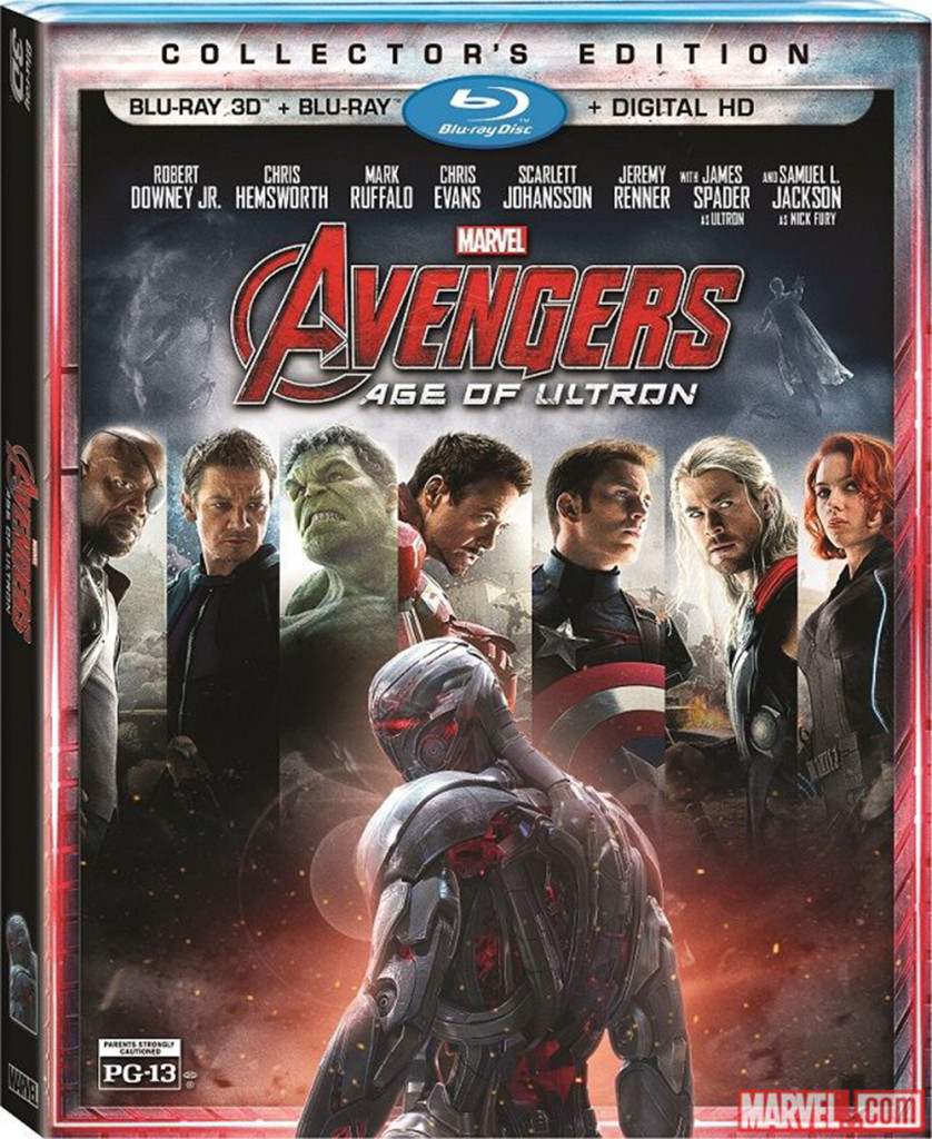 Avengers Age of Ultron Blu-ray Cover