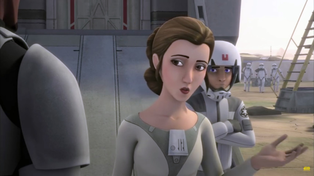Princess Leia Organa Arrives on 