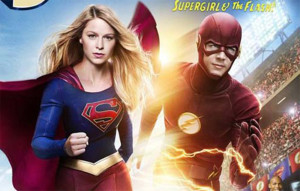 Flash Supergirl Crossover Poster Pic