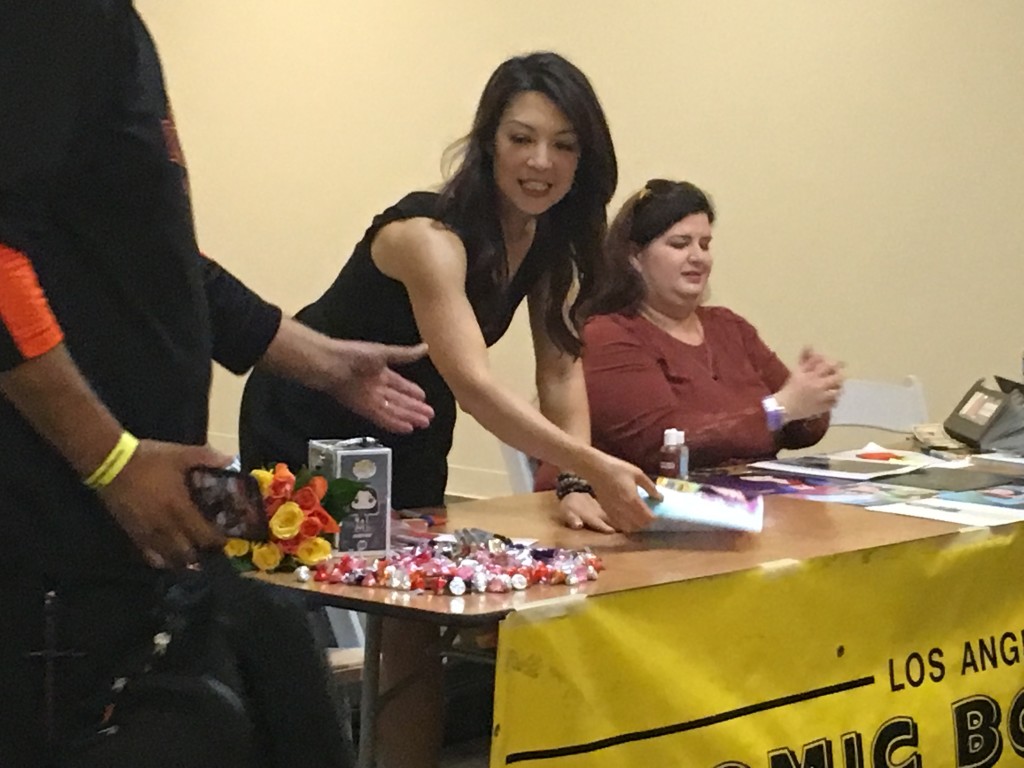 Ming-Na Wen gritting her teeth