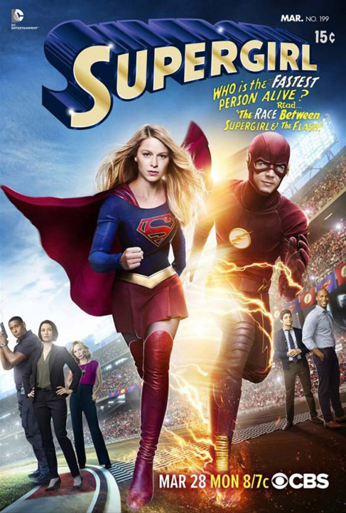 Supergirl Flash Crossover Poster