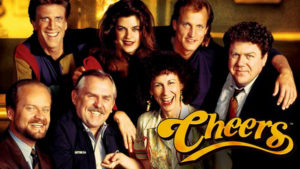 Cheers Cast Photo with Title