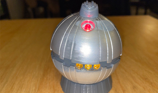 A Star Wars Thermal Detonator Prop Replica